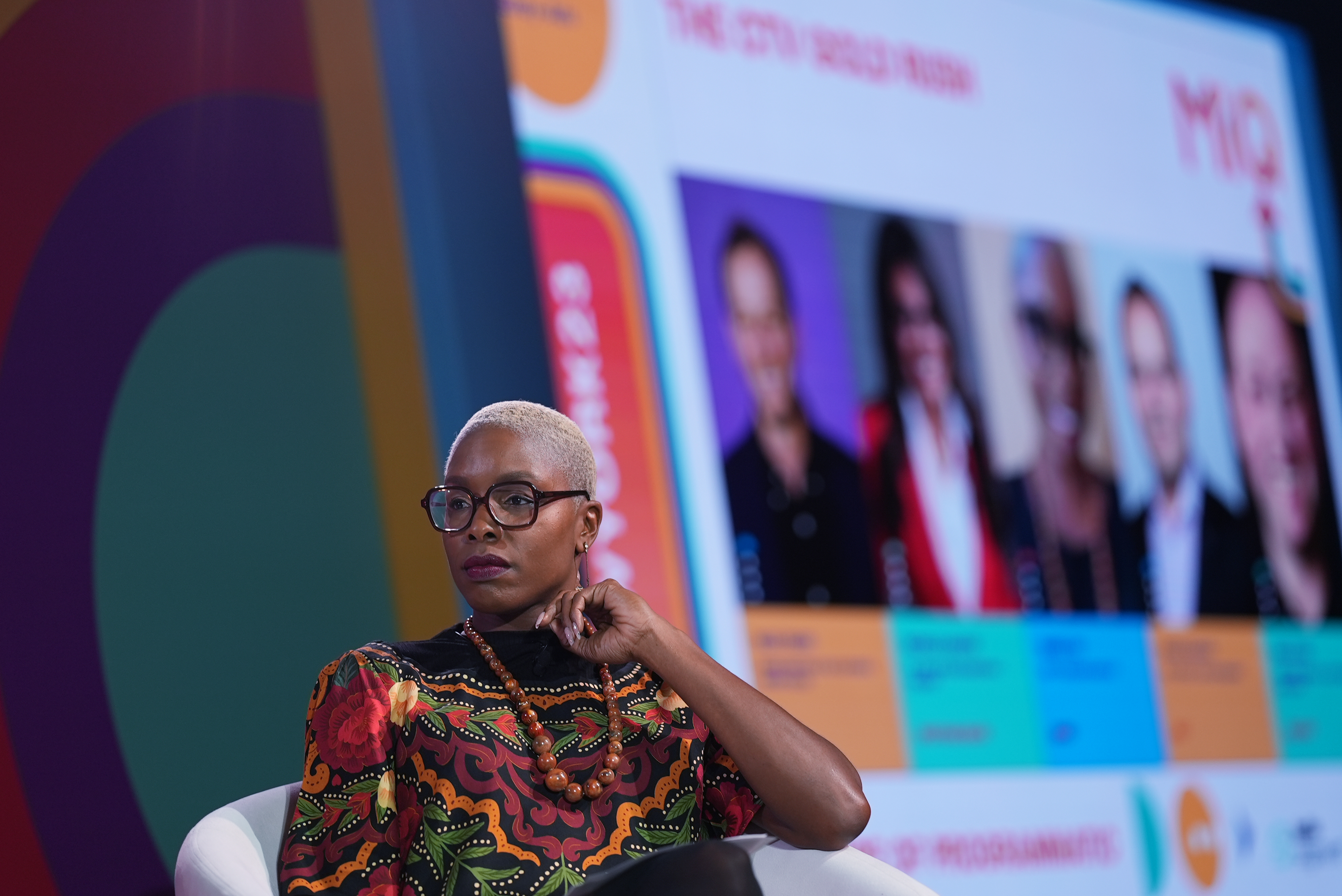 Tameka Kee on stage at Advertising Week New York